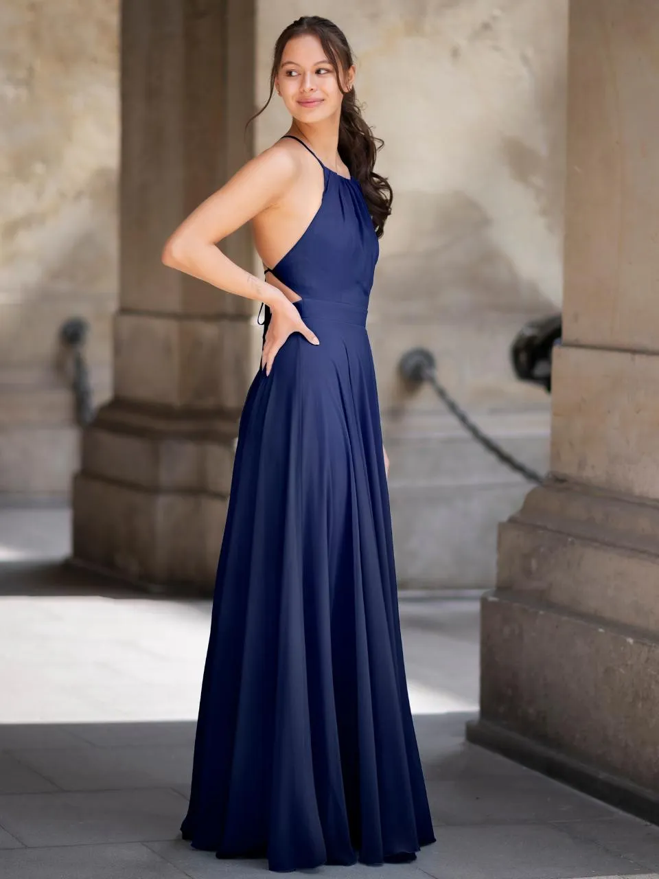 Abendkleid Emma, dunkelblau