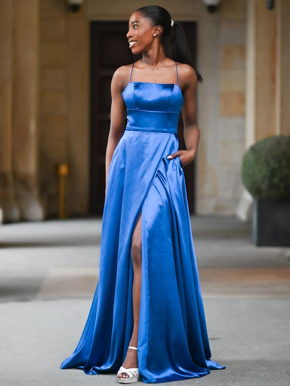 Abendkleid Hermine, royalblau