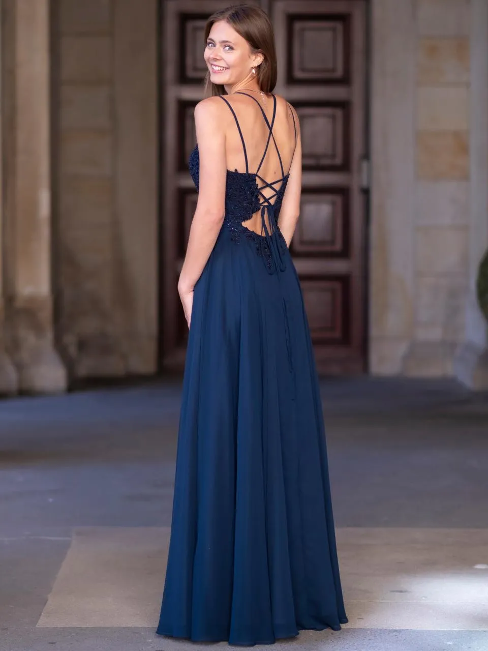 Abendkleid Lorena, dunkelblau