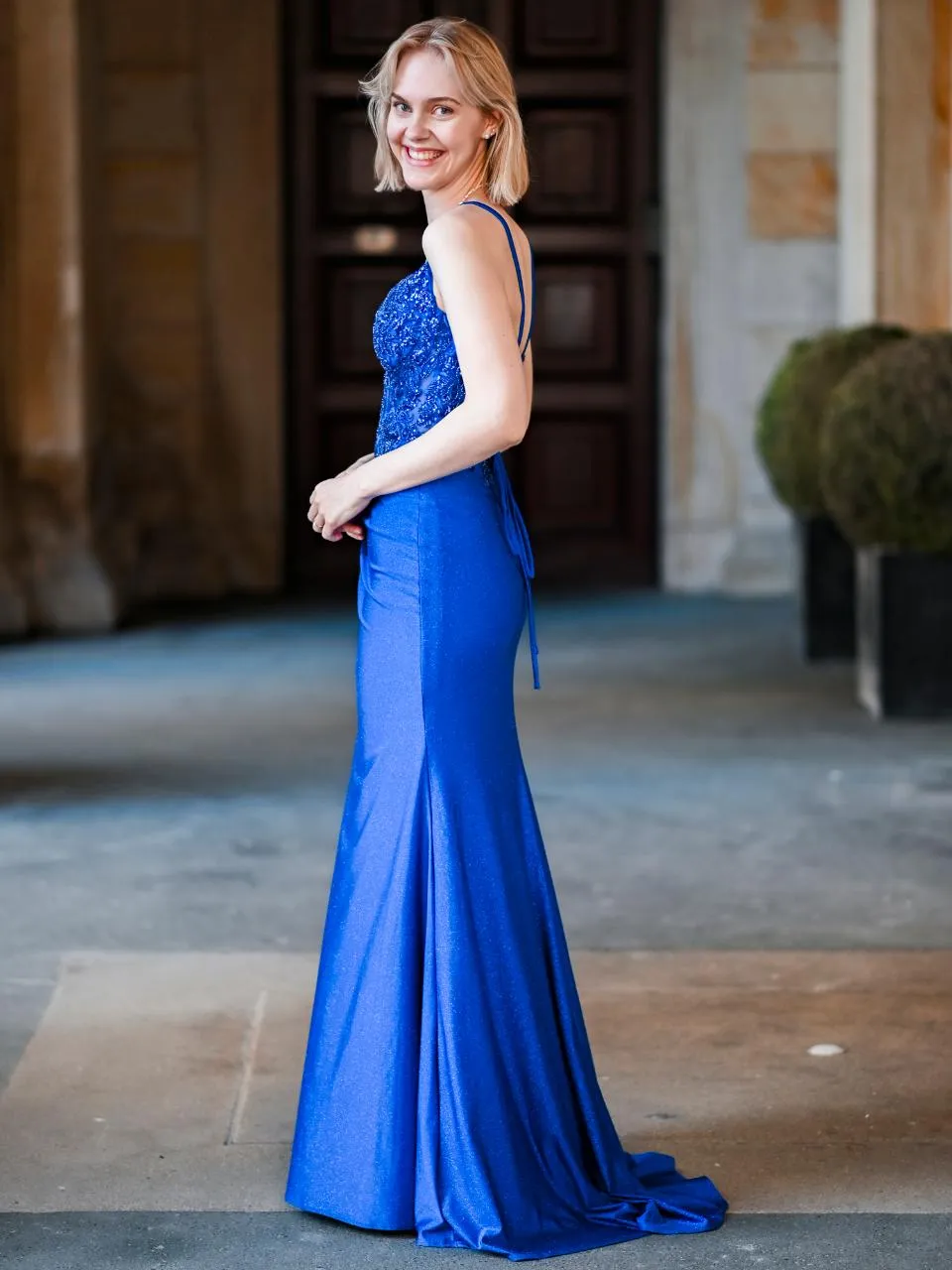 Abendkleid Nuria, royalblau