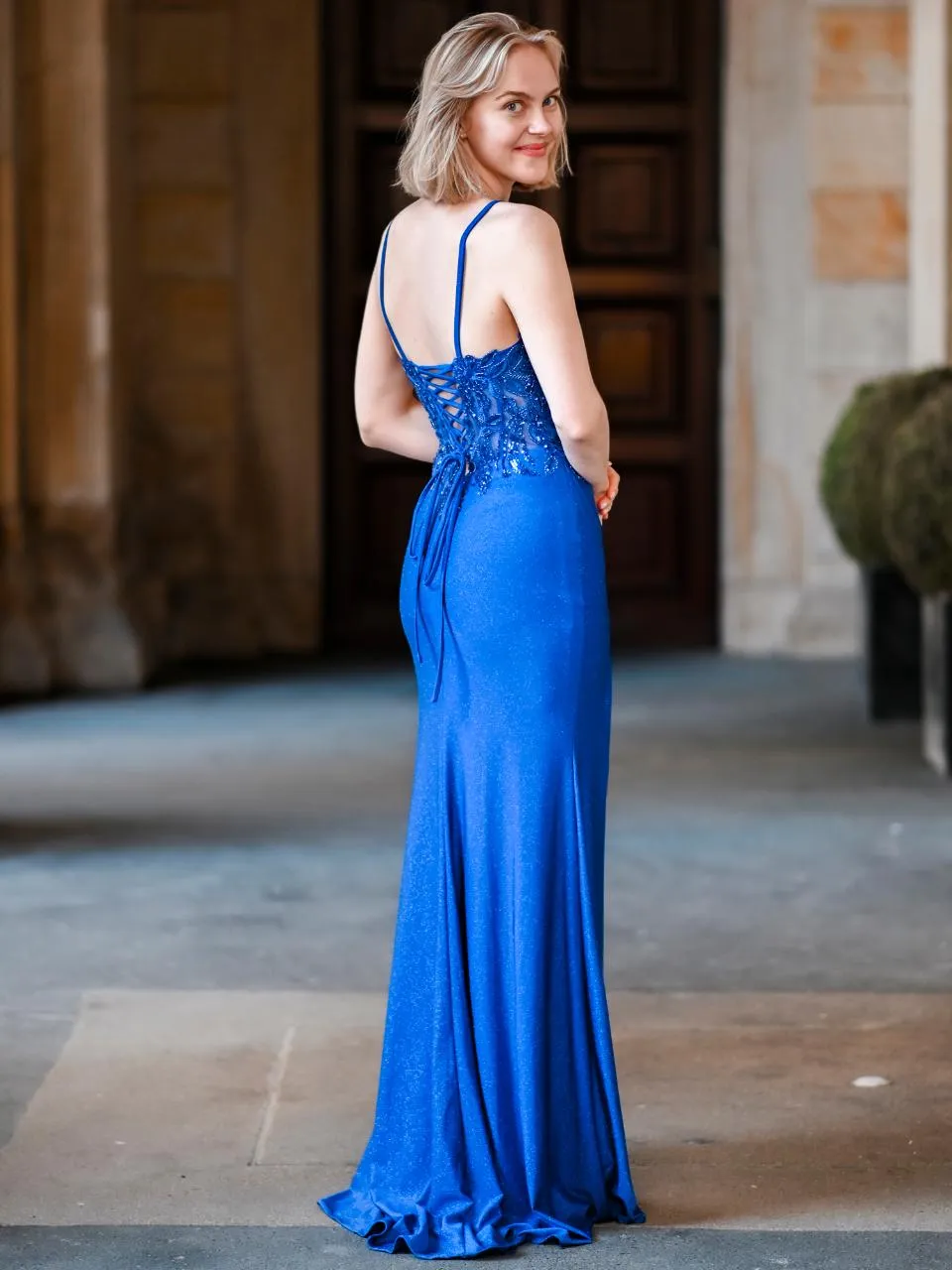 Abendkleid Nuria, royalblau