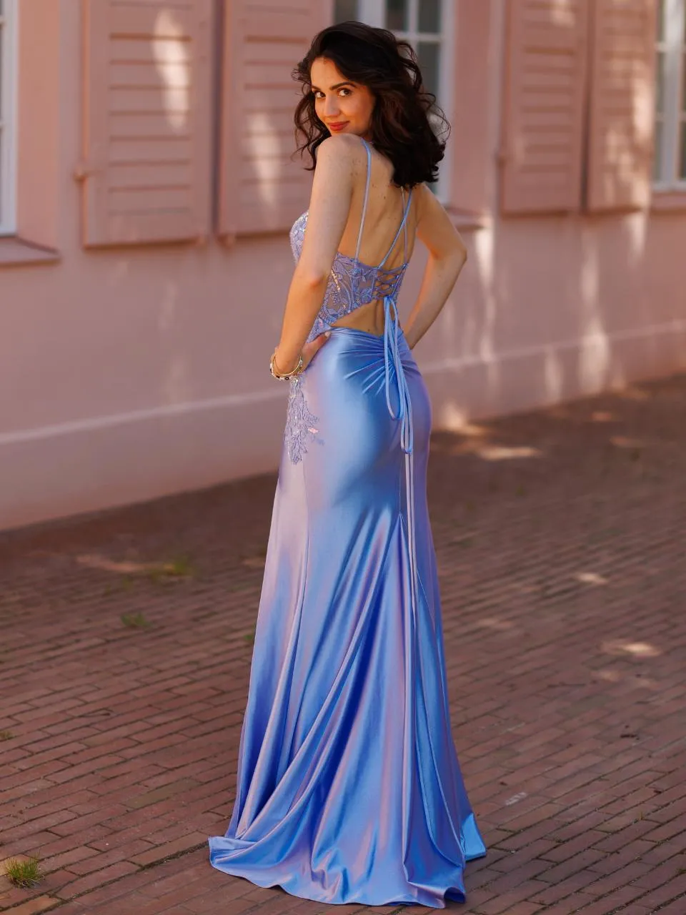 Abendkleid Ramina, hellblau