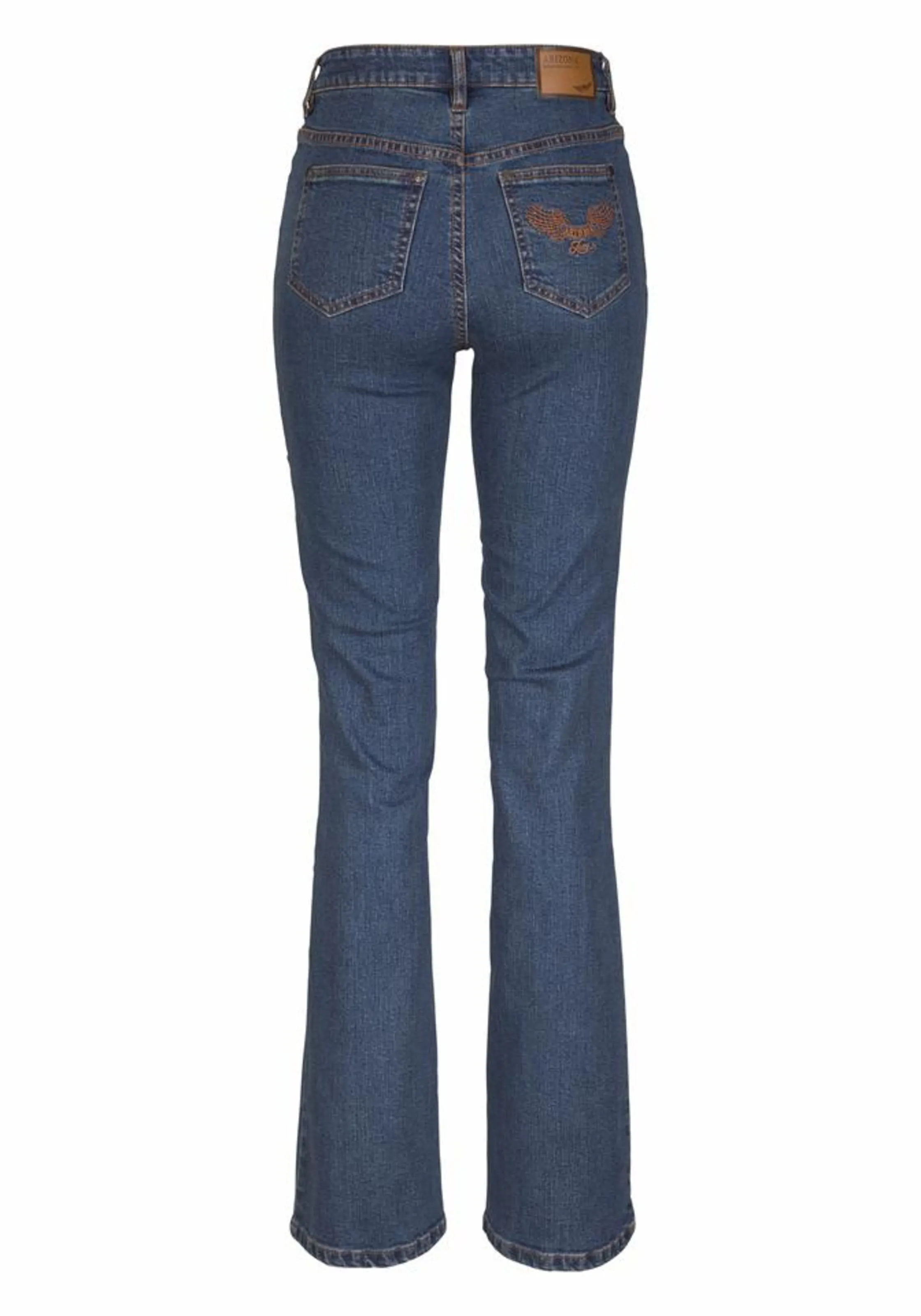 ARIZONA Bootcut Jeans in Blue Denim