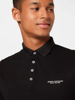 ARMANI EXCHANGE Poloshirt in Schwarz