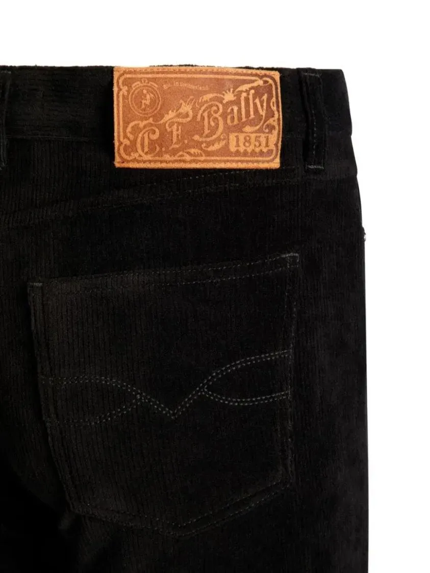   Bally  Black Cotton Trousers Black  Jeans 