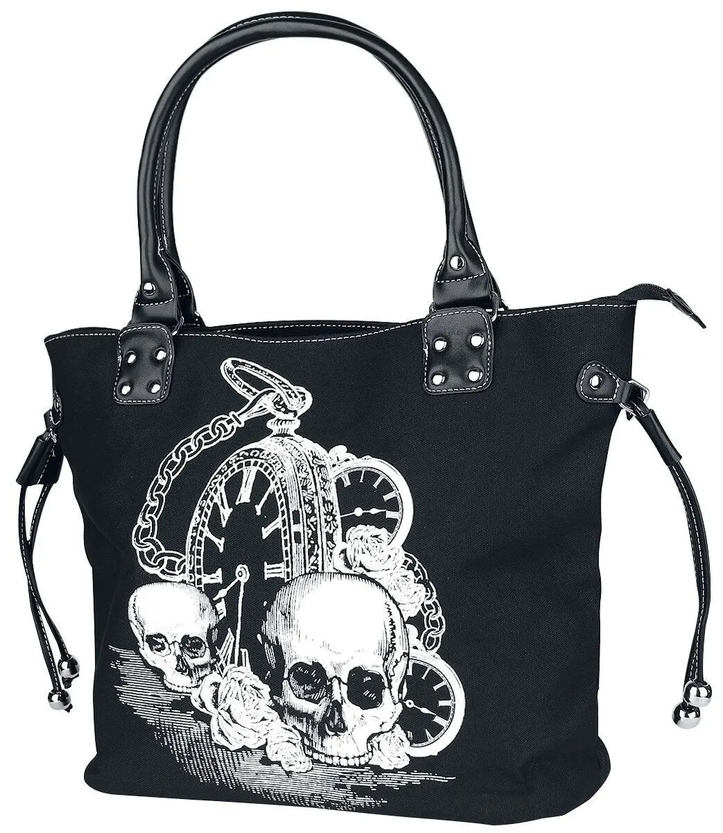 Banned Schultertasche Back In Black BG7108BLK