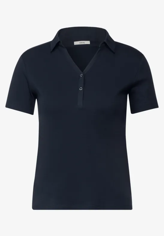 Basic Poloshirt in Unifarbe