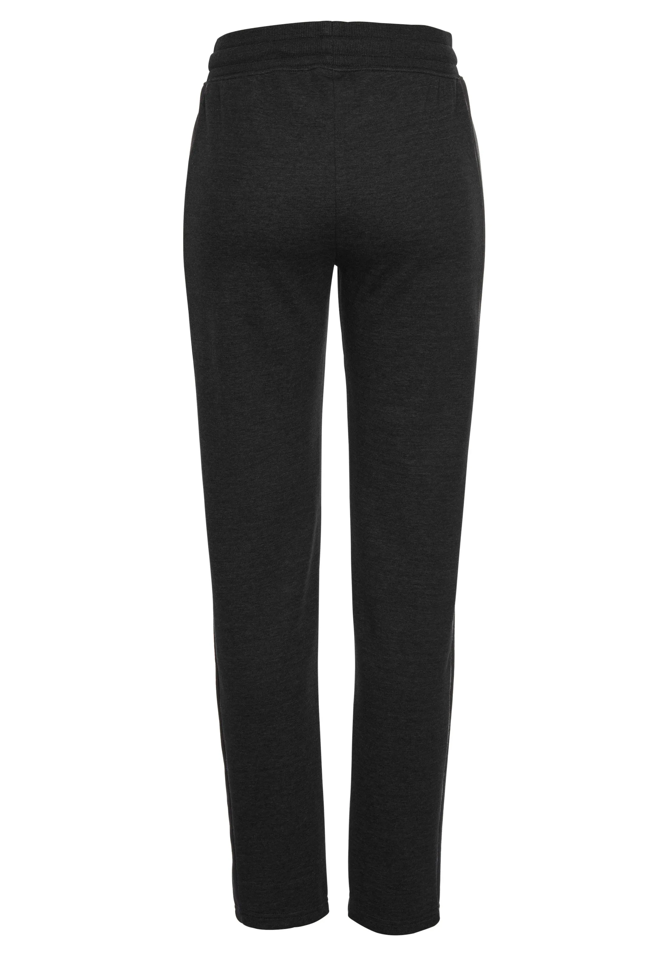 BENCH Regular Hose 'Lounge Pants' in Schwarz