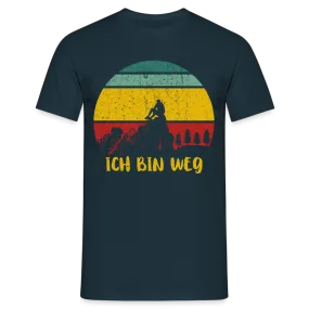 Berge Wandern Shirt Ich Bin Weg Lustiges Geschenk T-Shirt