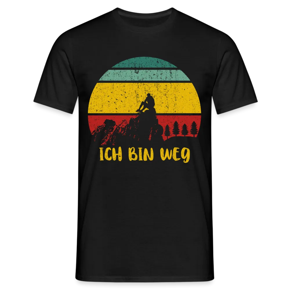 Berge Wandern Shirt Ich Bin Weg Lustiges Geschenk T-Shirt