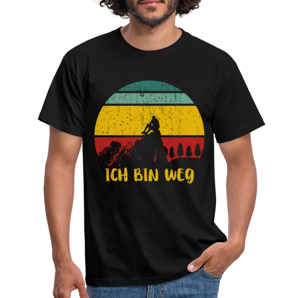 Berge Wandern Shirt Ich Bin Weg Lustiges Geschenk T-Shirt