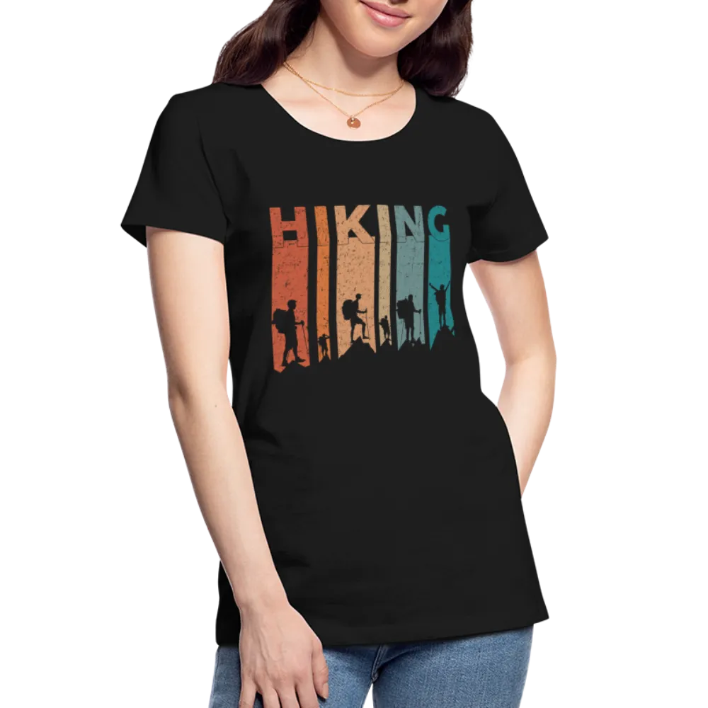 Bergsteigen Wandern Bergmenschen Klettern Hiking Frauen Premium Bio T-Shirt