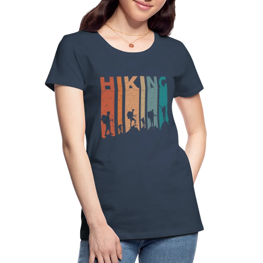 Bergsteigen Wandern Bergmenschen Klettern Hiking Frauen Premium Bio T-Shirt