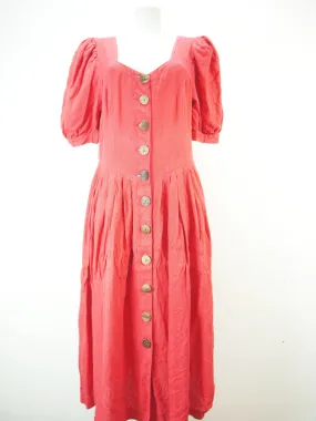 Berwin & Wolff rot mit Wienernaht klasse Landhaus Kleid Trachtenkleid Gr.44