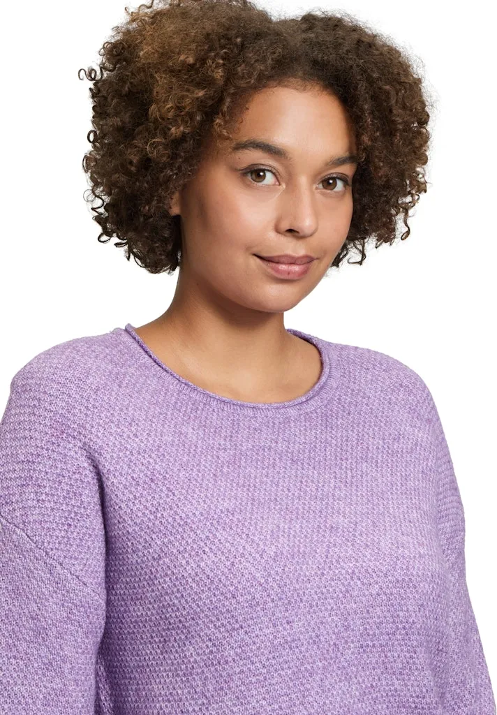 BETTY & CO. Strickpullover Kurz 1/1 Arm Pastel Crocus Melange online kaufen