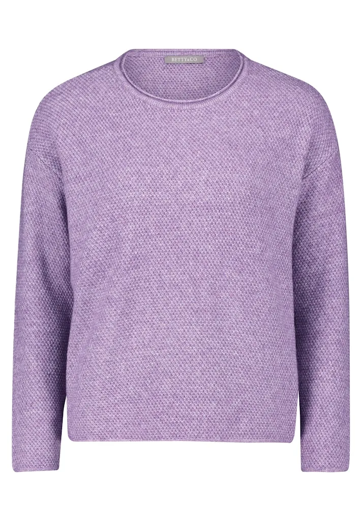 BETTY & CO. Strickpullover Kurz 1/1 Arm Pastel Crocus Melange online kaufen