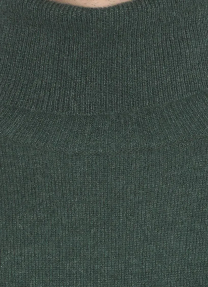   Biarritz1961  Green Cashmere Dolcevita Green  Pullover 