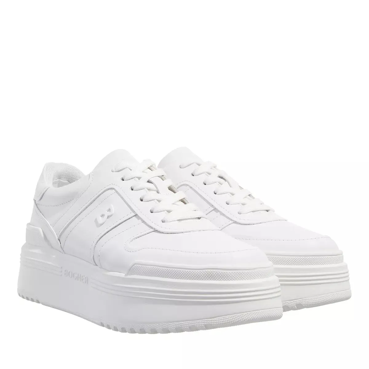   Bogner  New York 3 White  Plateau Sneaker 