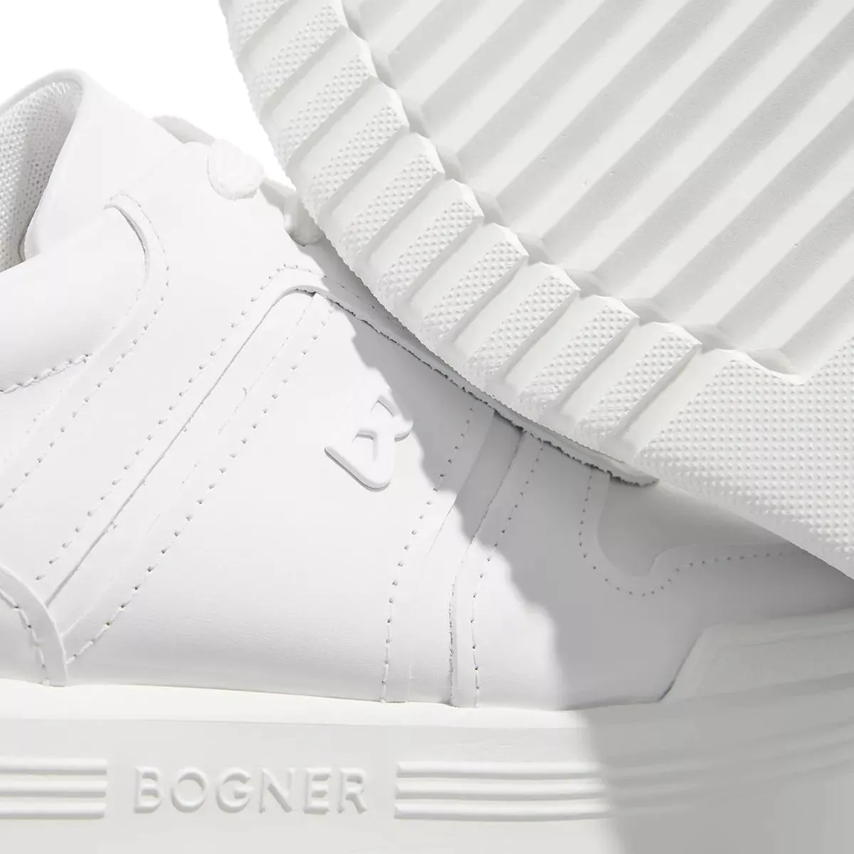   Bogner  New York 3 White  Plateau Sneaker 