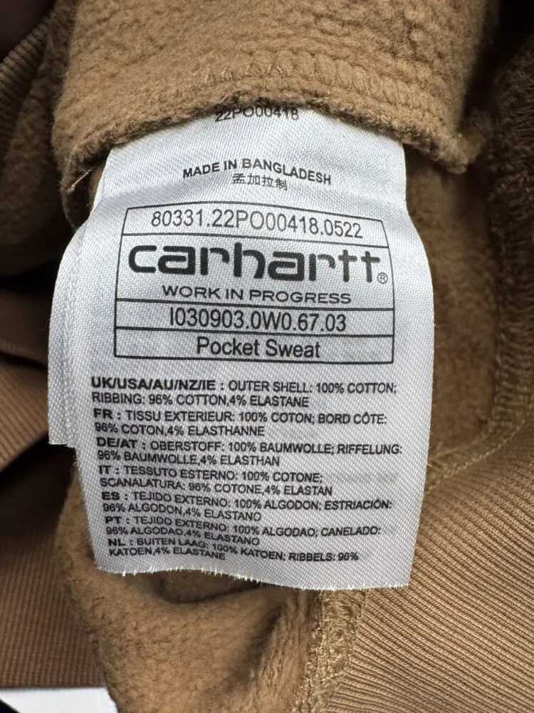 Carhartt Pocket Sweatshirt second-hand Herren 3040