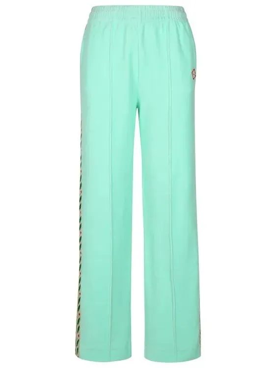   Casablanca  Jogger' Light Green Cotton Blend Pants Green