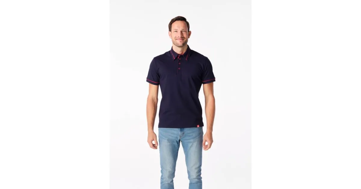 CityZen MASSY Herren Poloshirt Marine 6XL