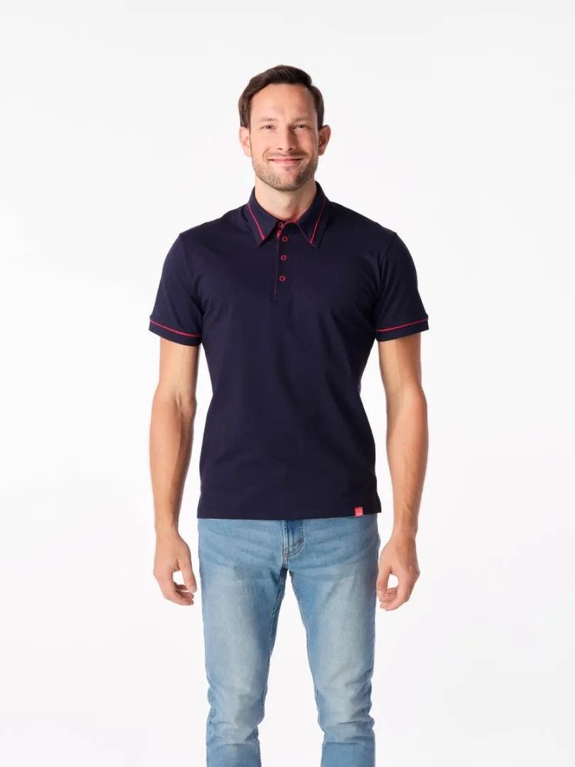 CityZen MASSY Herren Poloshirt Marine 6XL