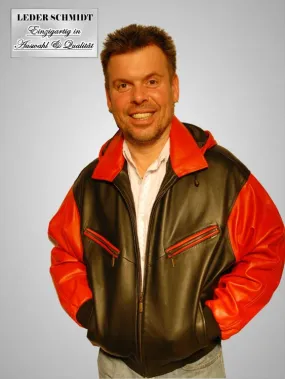 Collegejacke mit Kapuze