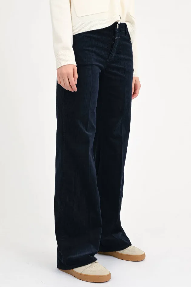 Cord-Hose GILIAN in Navy