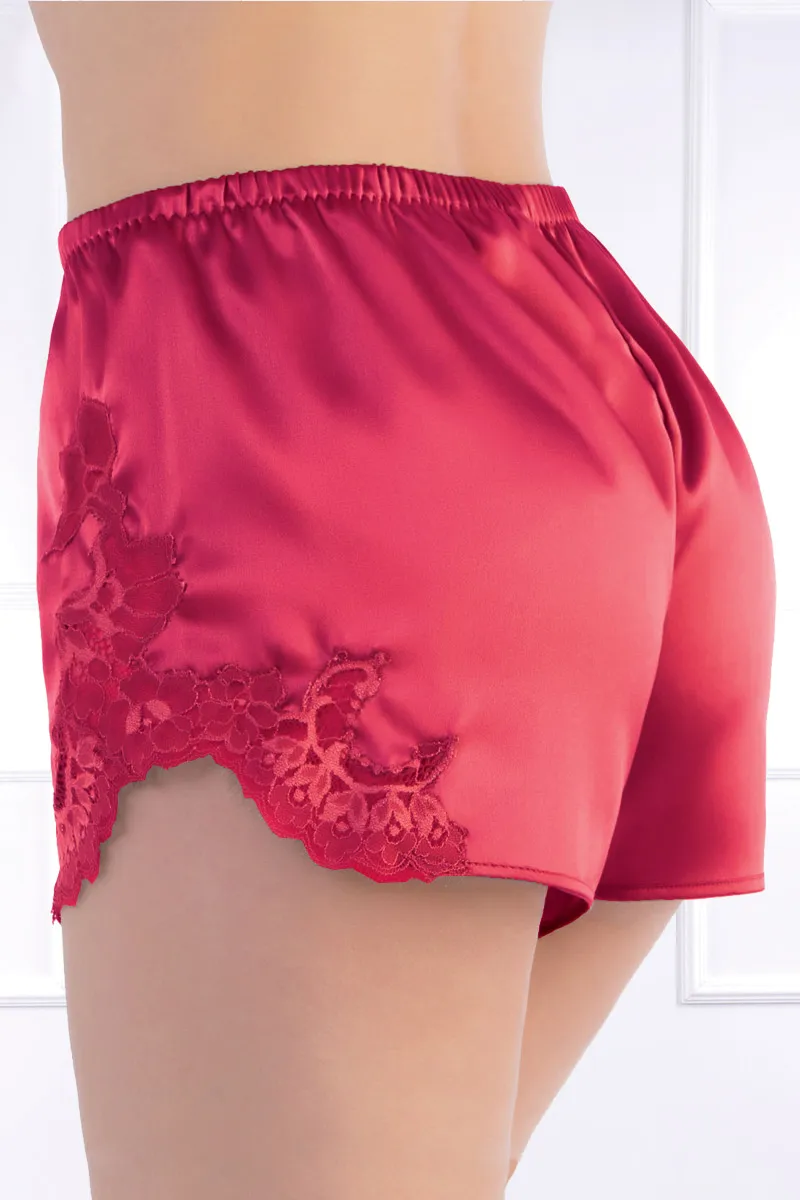 Cotton Club Seide - Shorts - Eroico - Rot