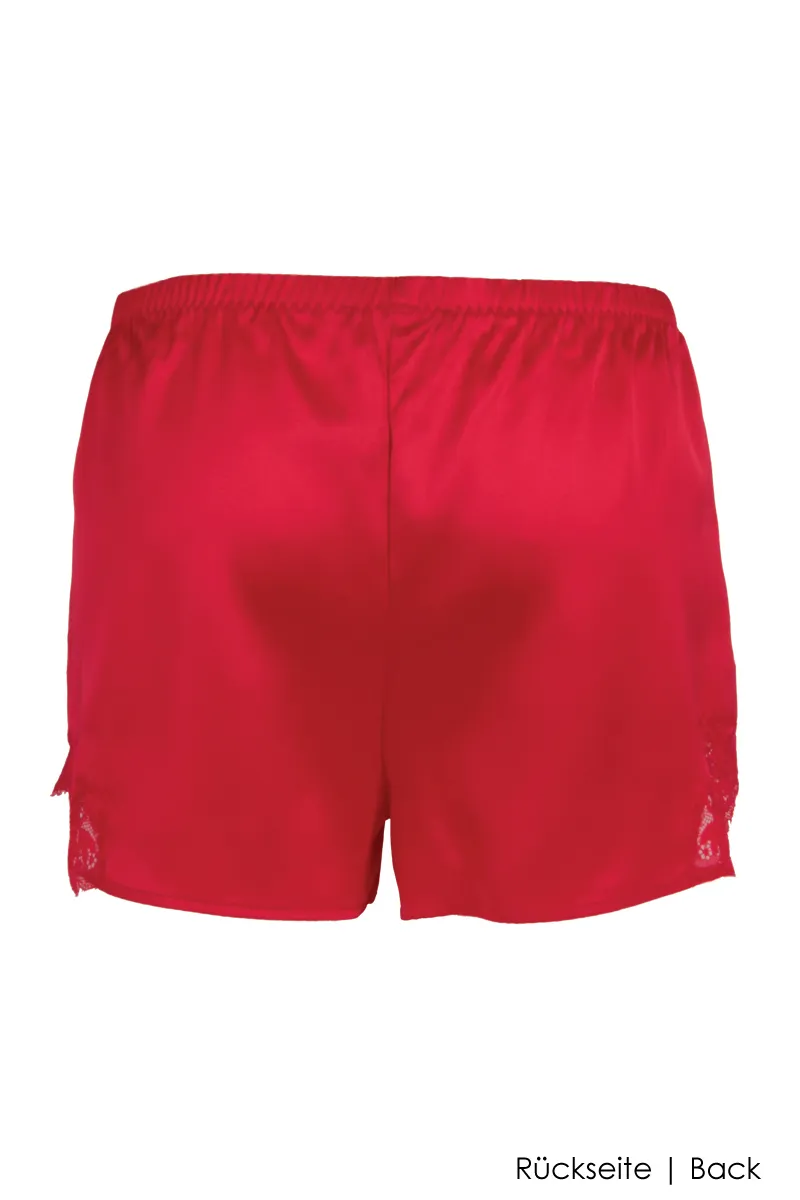 Cotton Club Seide - Shorts - Eroico - Rot