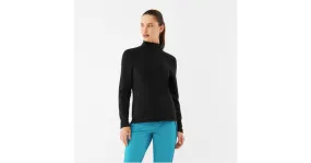 Damen-Fleece-Sweatshirt Viking TESERO schwarz