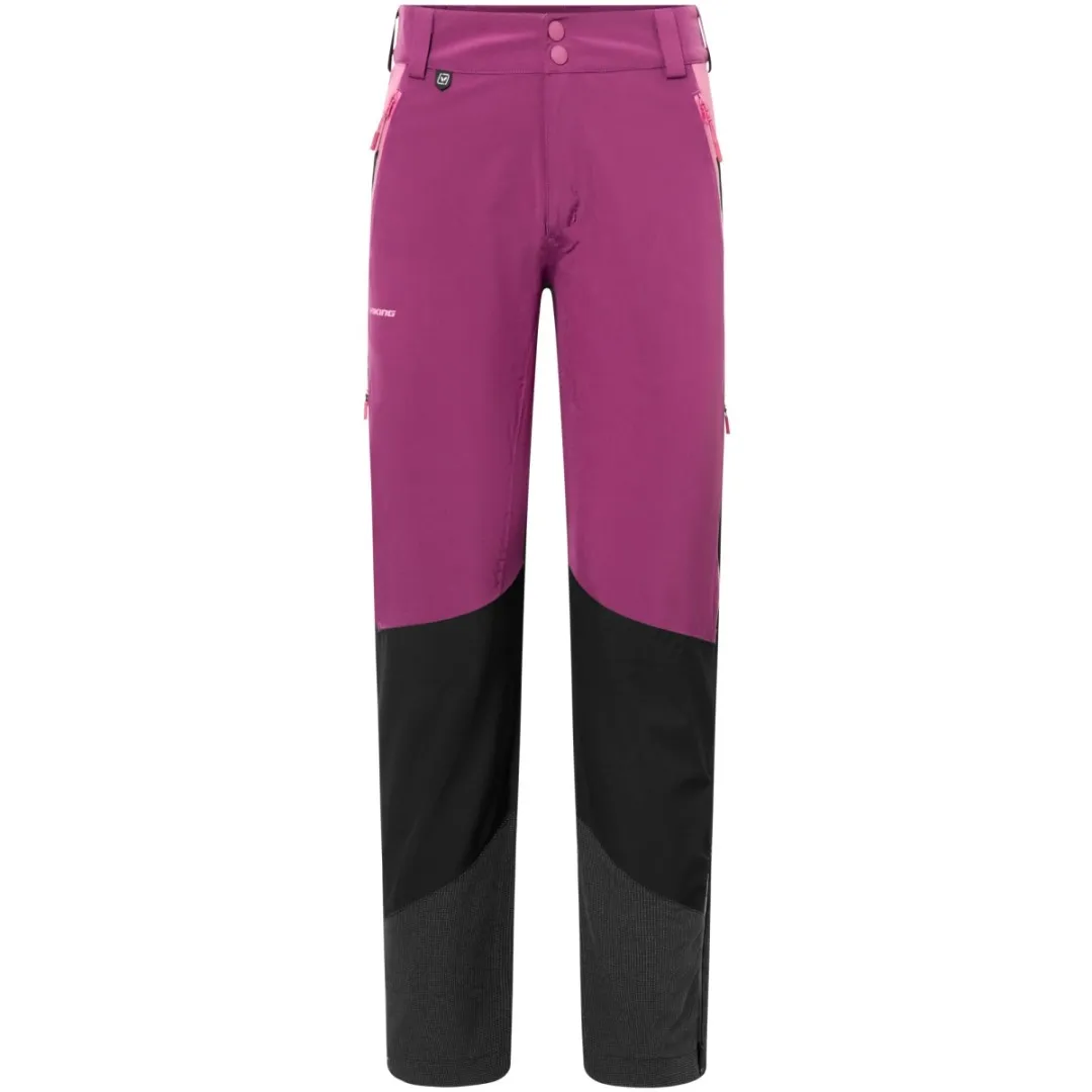 Damen Outdoorhose Viking Trek Pro 2.0 Pants schwarz/lila XS