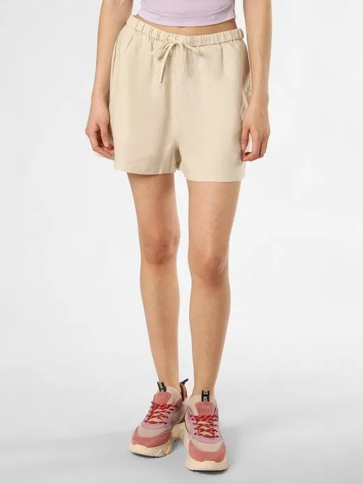 Damen Shorts mit Leinen-Anteil