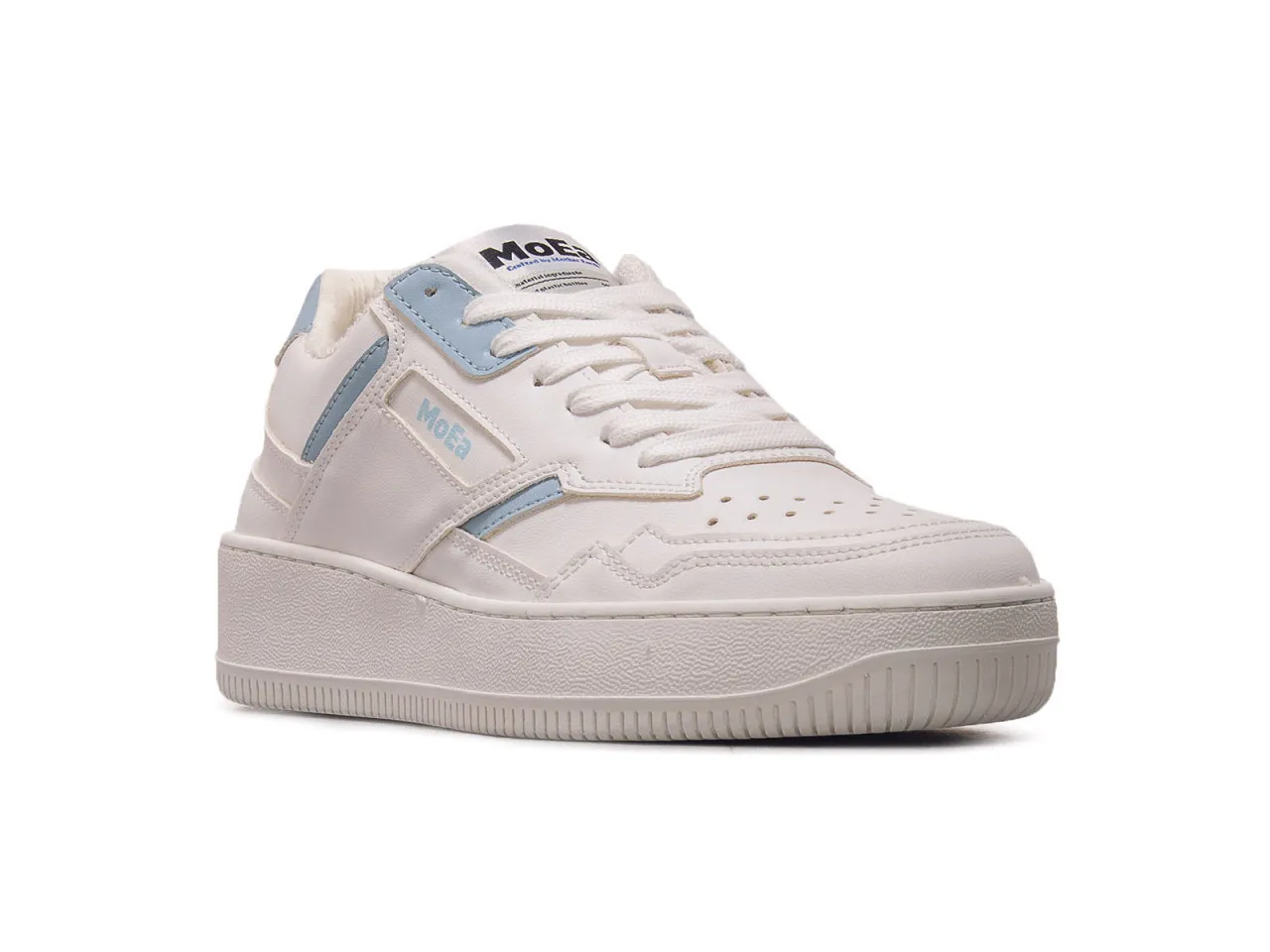 Damen Sneaker - Gen1 Pet Bottle - White / Sky Blue