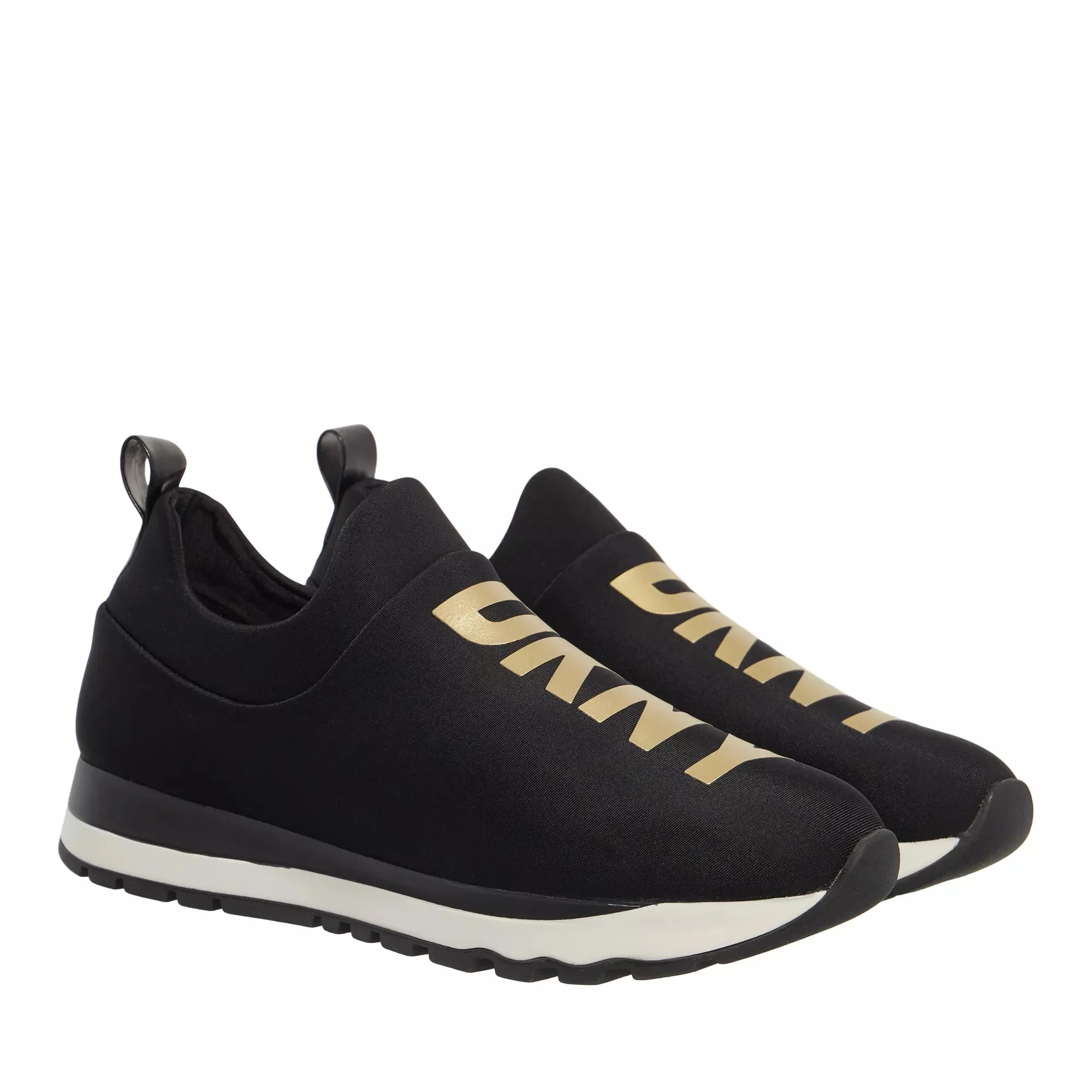   DKNY  Jadyn Slip On Jogger Black Gold  Slip-On Sneaker 