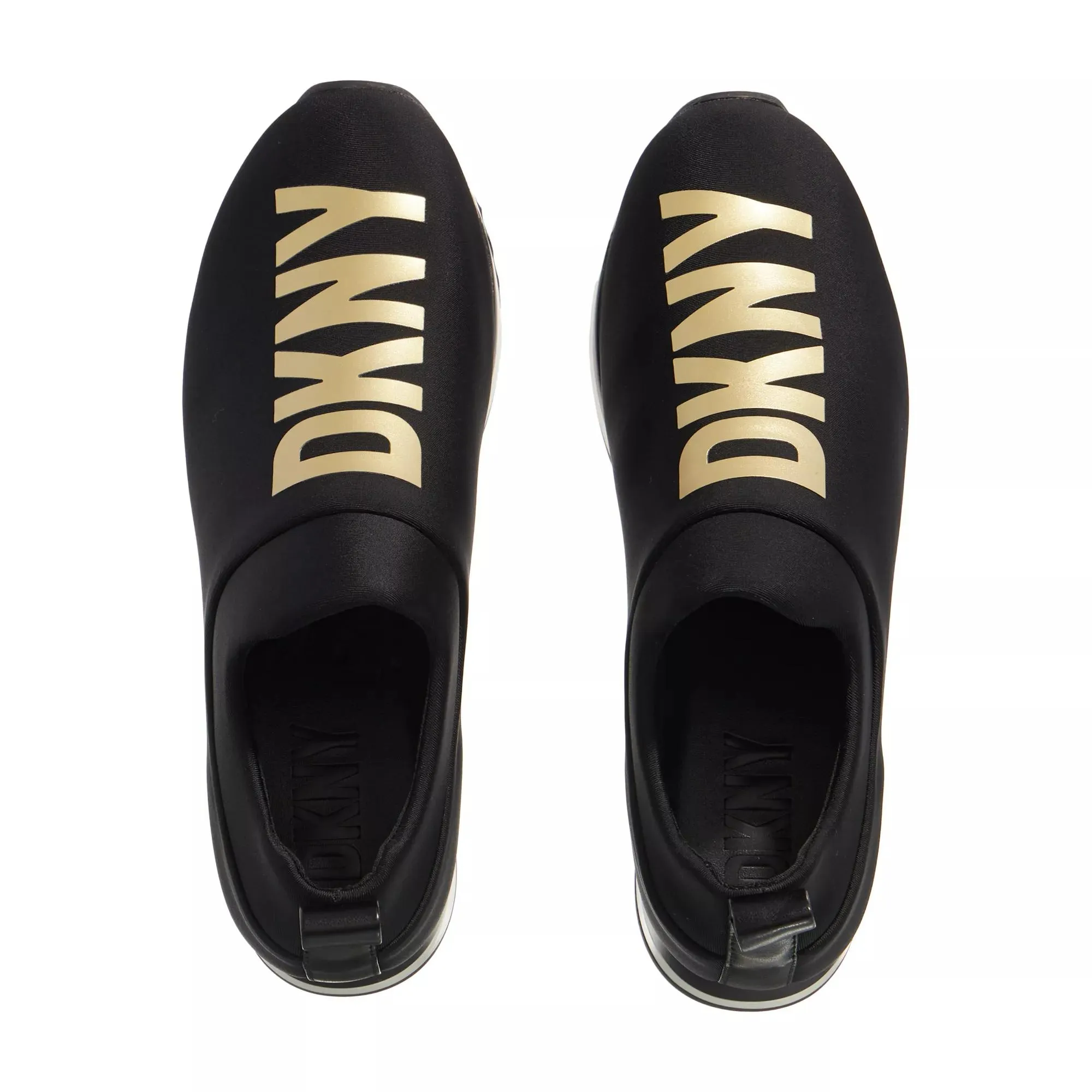   DKNY  Jadyn Slip On Jogger Black Gold  Slip-On Sneaker 