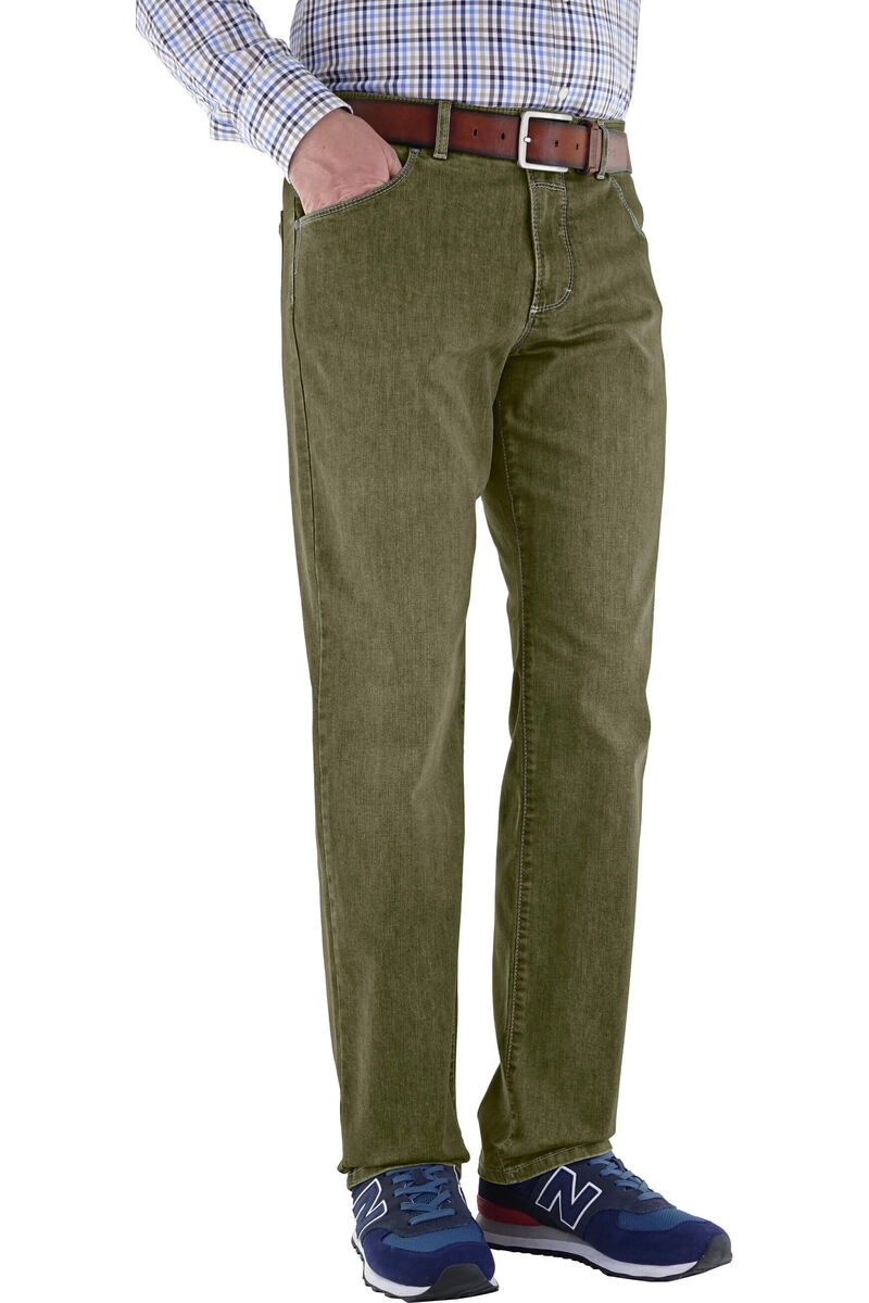 EUREX BY BRAX Five-Pocket-Jeans Coolmax khaki