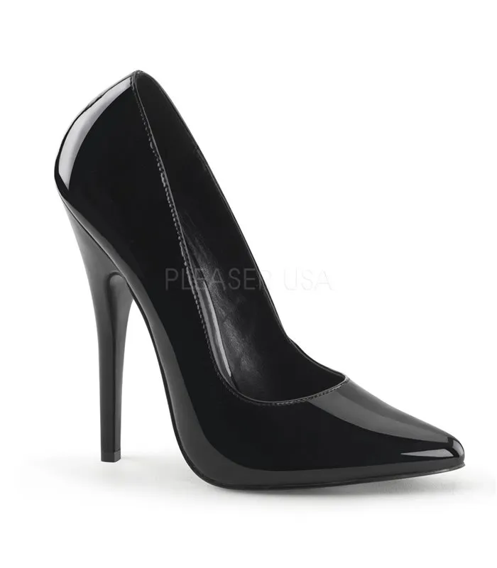 Extrem High Heels DOMINA-420 - Lack Schwarz online kaufen in Sale