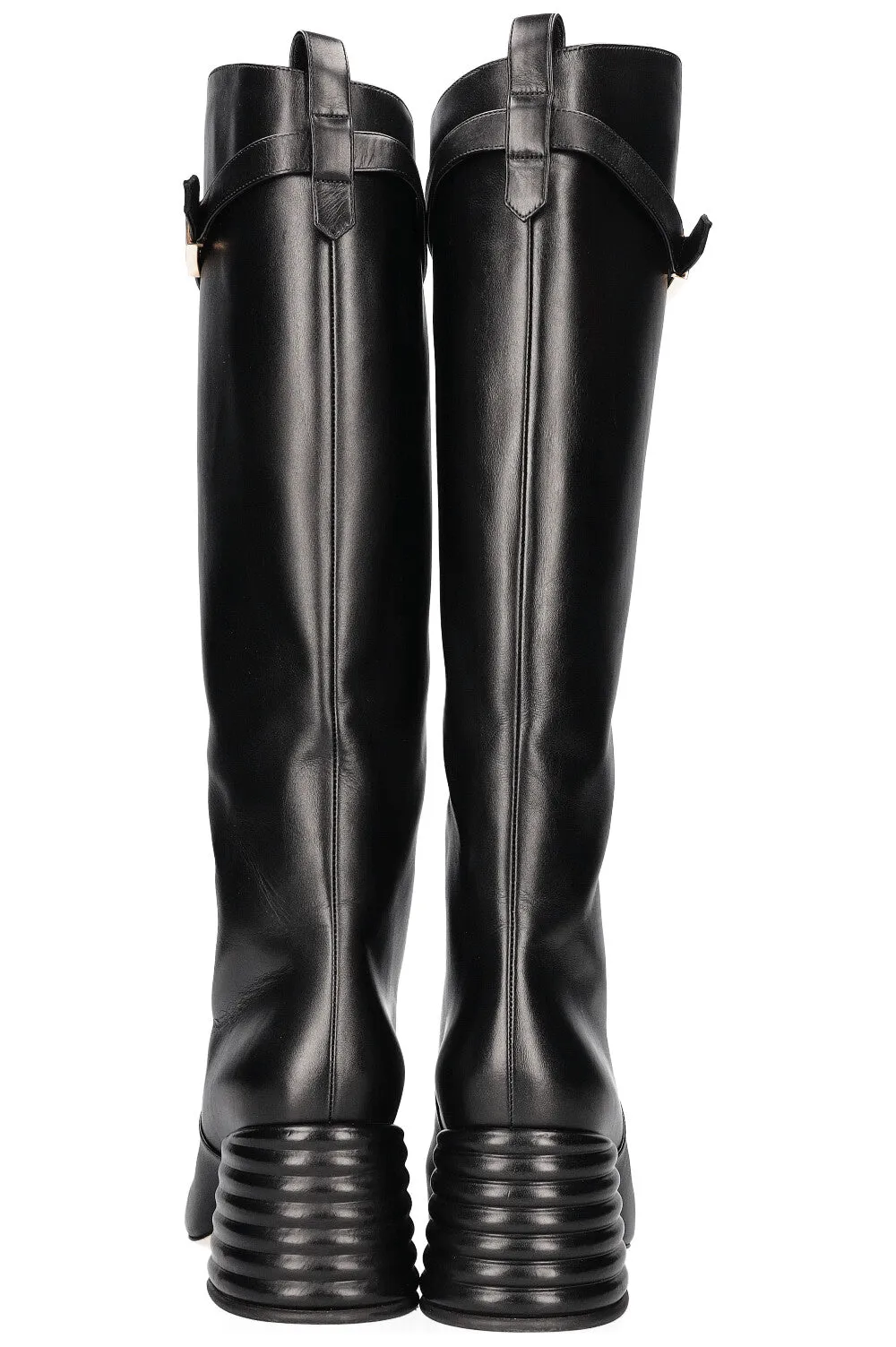 FENDI Promenade Boots Black Leather