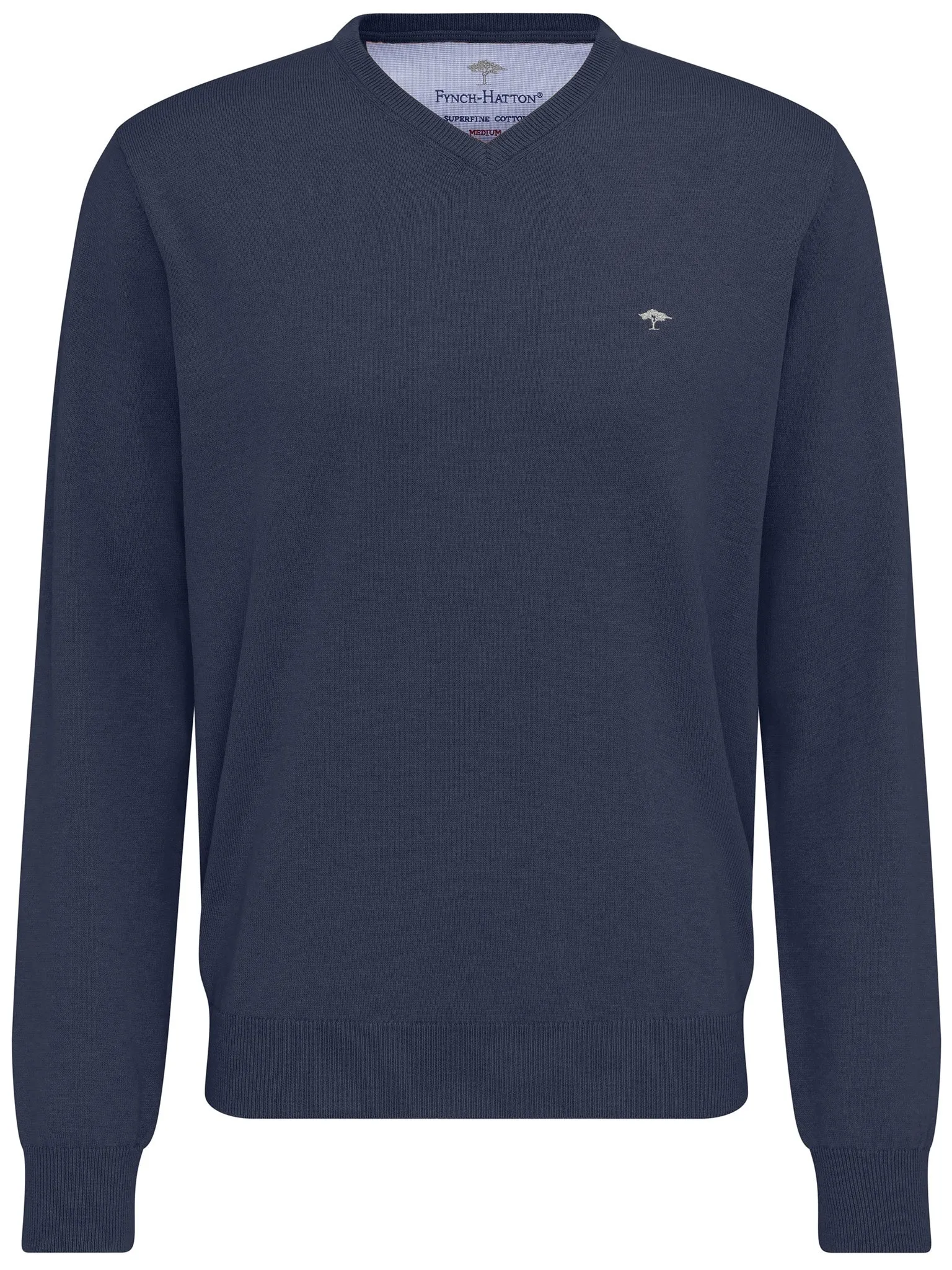 FYNCH HATTON Strickpullover V-Neck 1/1 Arm 10519299