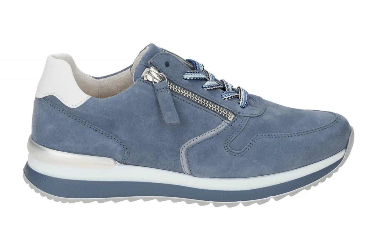 Gabor comfort Davos Sneaker Schuhe blau H-Weite 46.548.26