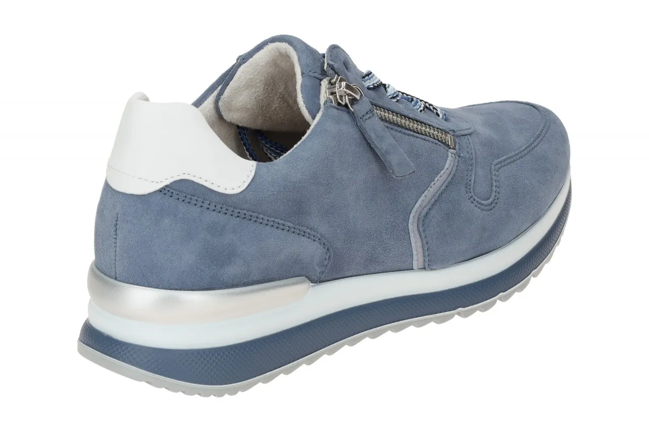 Gabor comfort Davos Sneaker Schuhe blau H-Weite 46.548.26