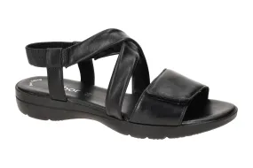 Gabor Fashion Sandale schwarz Kreuz-Riemen 44.800.27