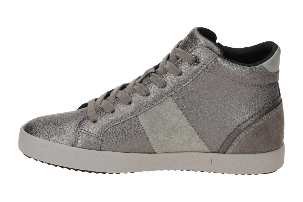 Geox Blomiee Schuhe Mid-Sneaker grau metallic D366HD