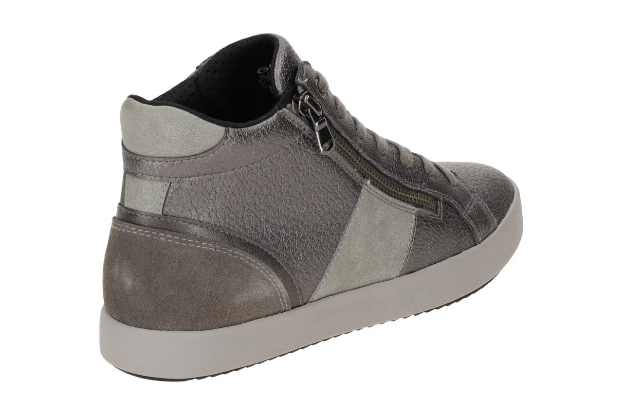 Geox Blomiee Schuhe Mid-Sneaker grau metallic D366HD