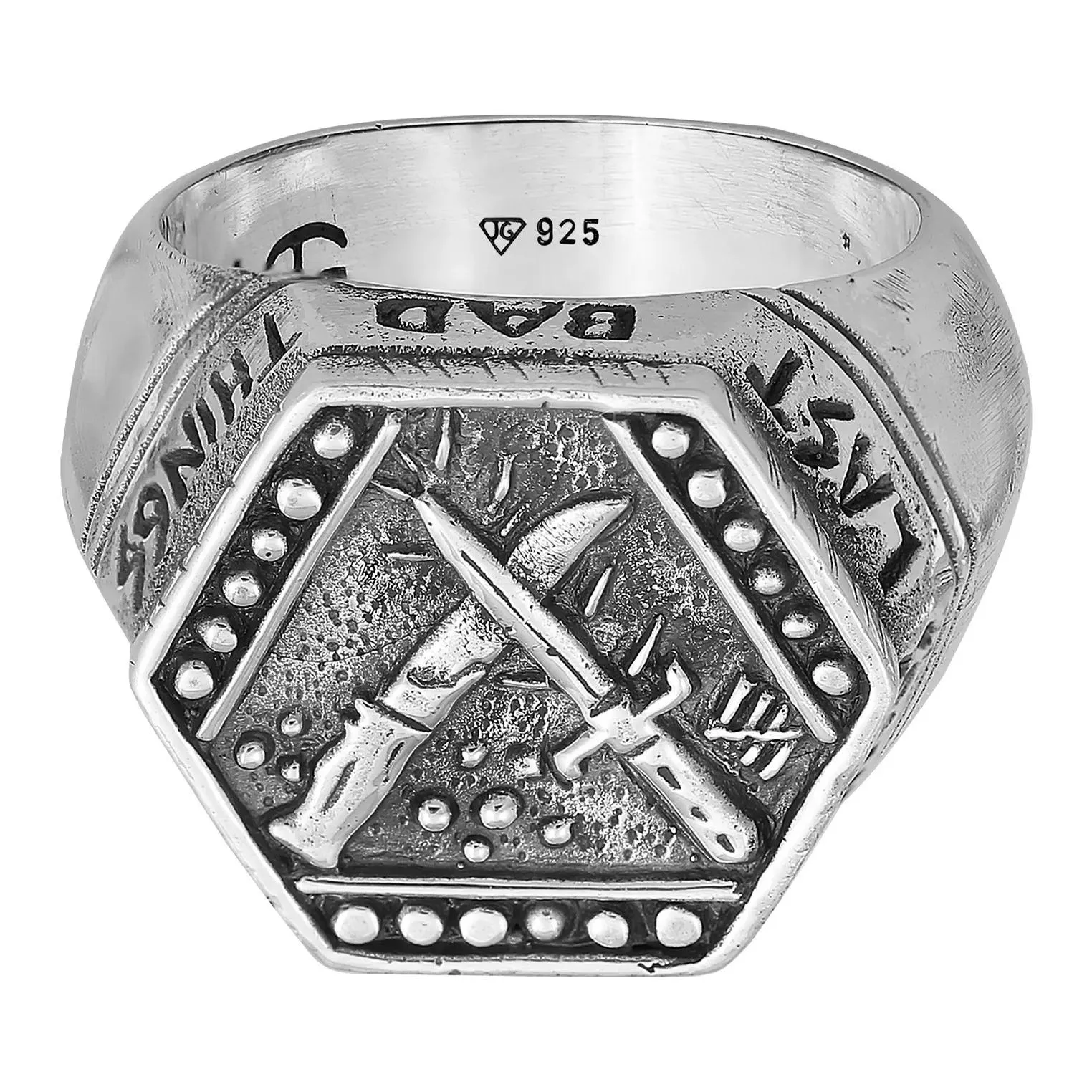   Haze & Glory  Ring Siegelring - Knife 925 Silber silber  Siegelring 