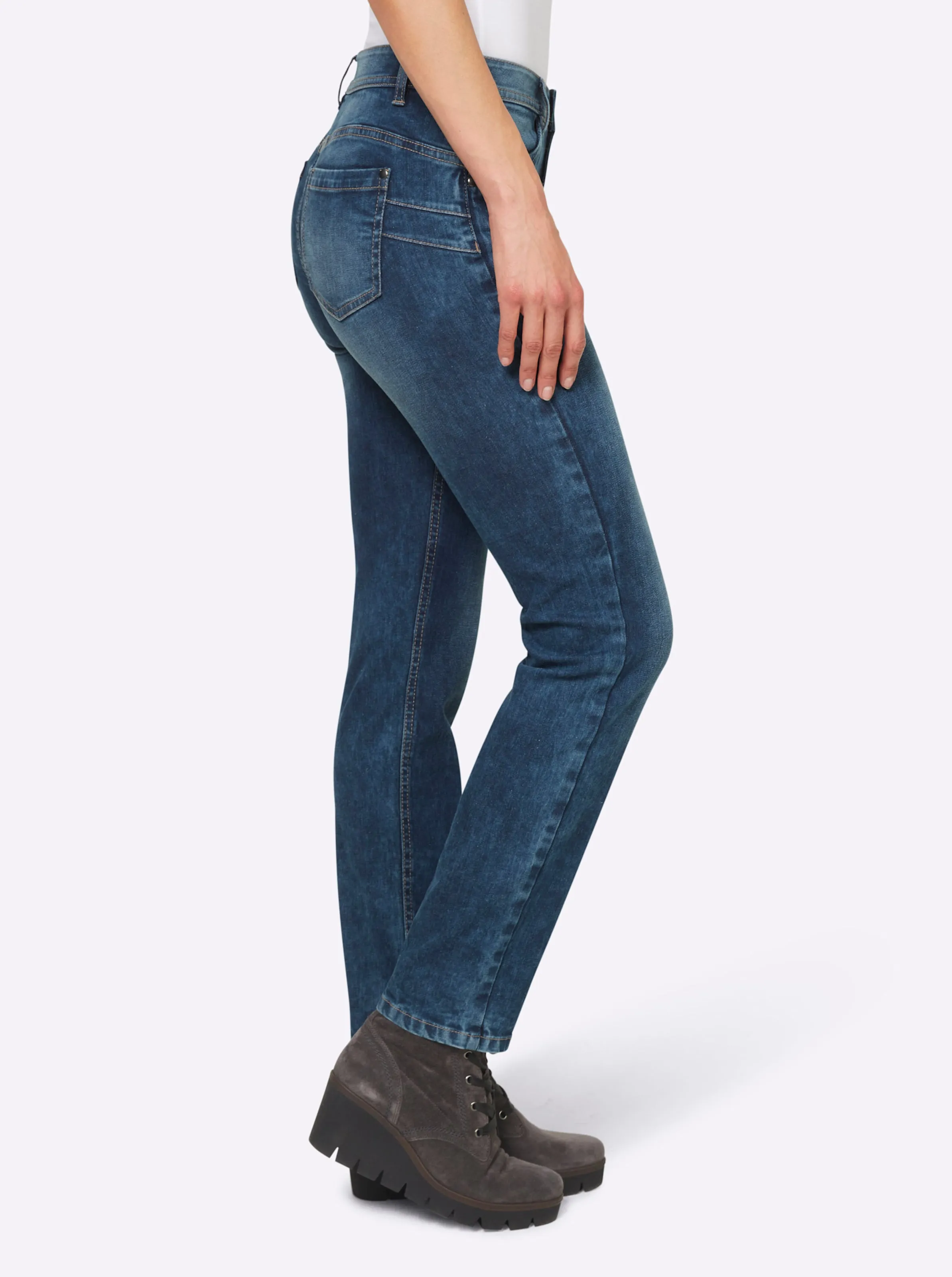 heine Push-up-Jeans in dark blue