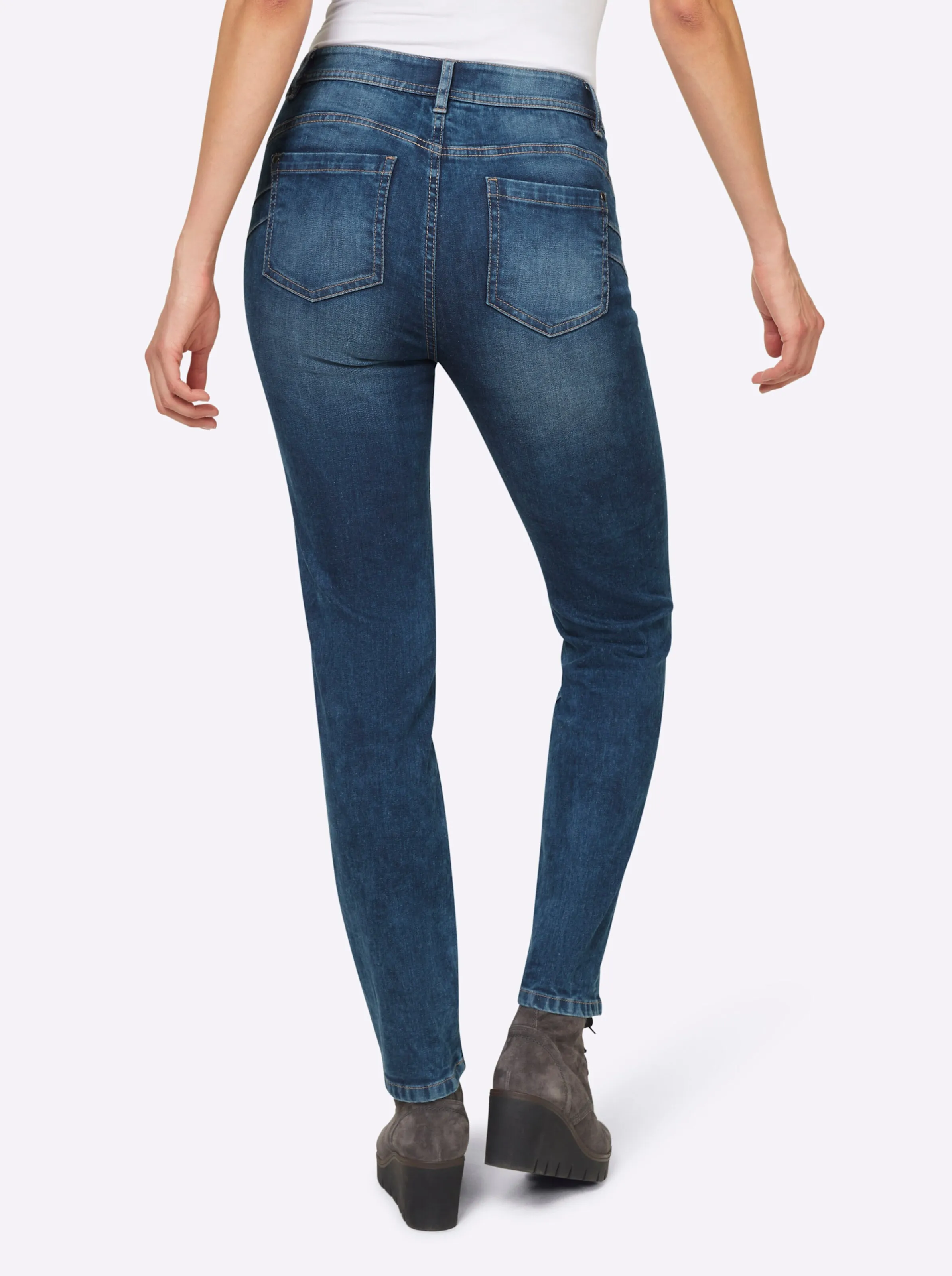 heine Push-up-Jeans in dark blue