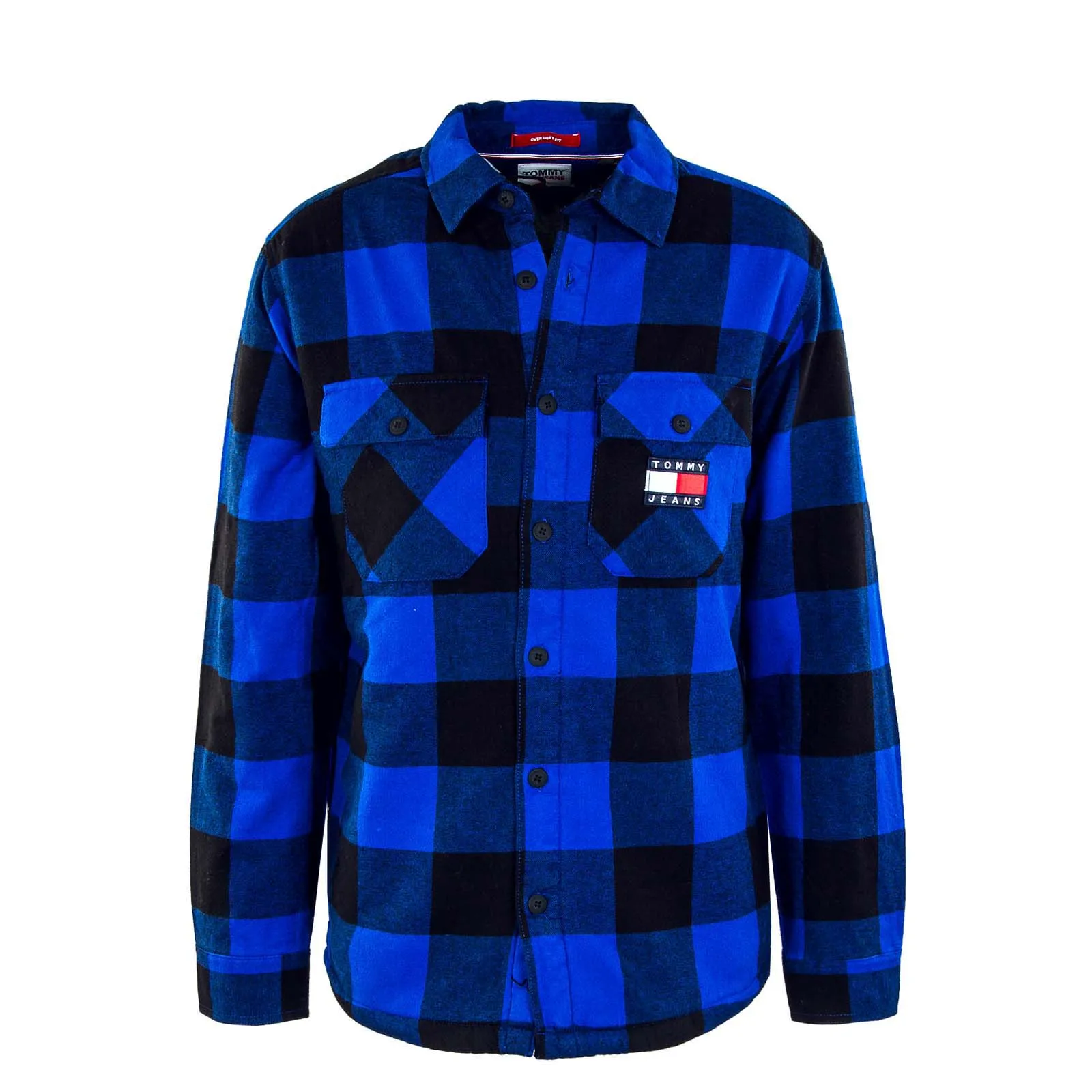 Herren Jacke - Sherpa Flannel Cobalt - Check